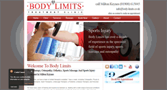 Desktop Screenshot of body-limits.co.uk
