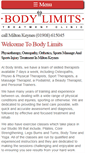 Mobile Screenshot of body-limits.co.uk